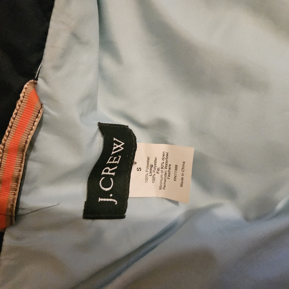 J Crew Feather Down Vest: small - Picture 2 of 5
